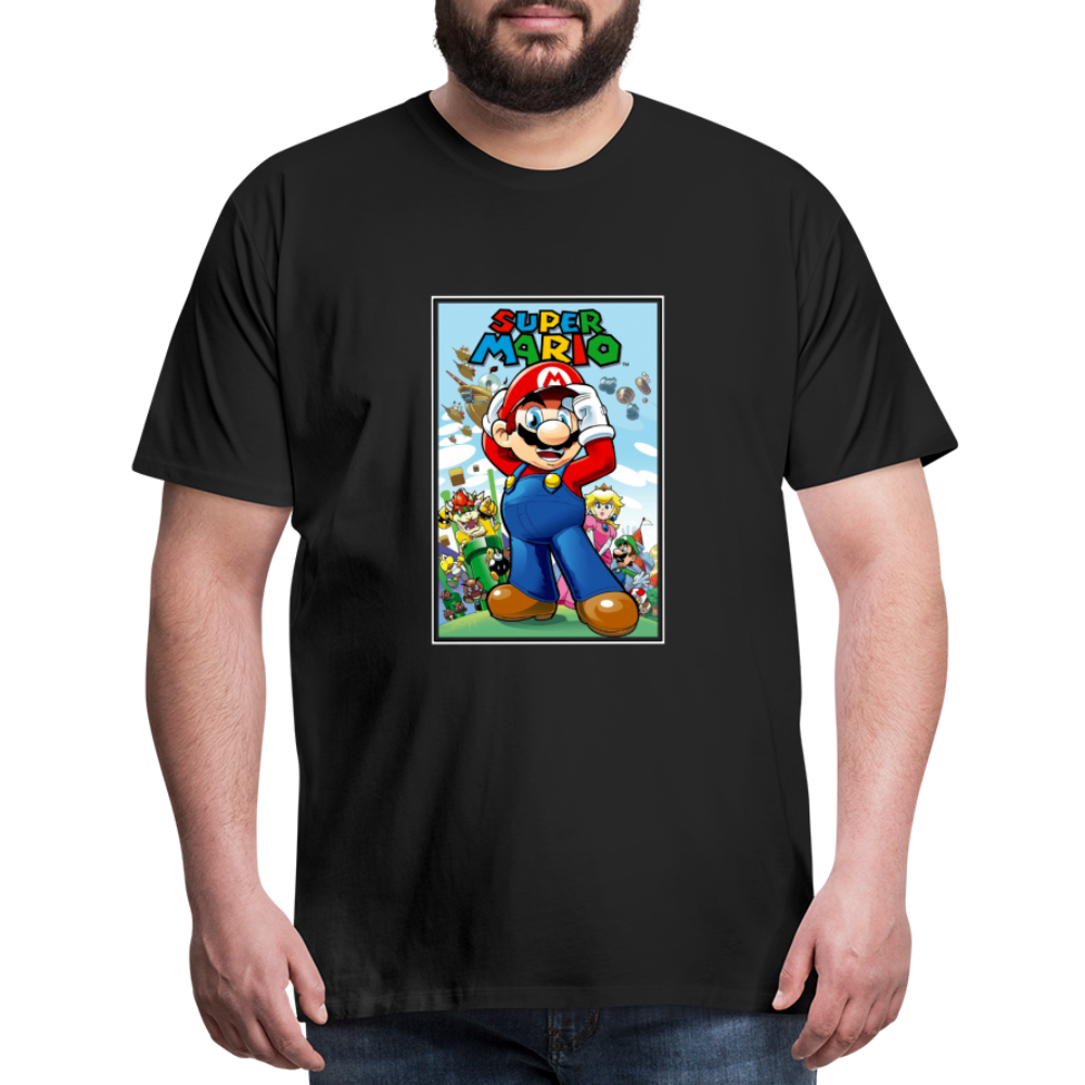 SUPER mario 6 Men's Premium T-Shirt - black