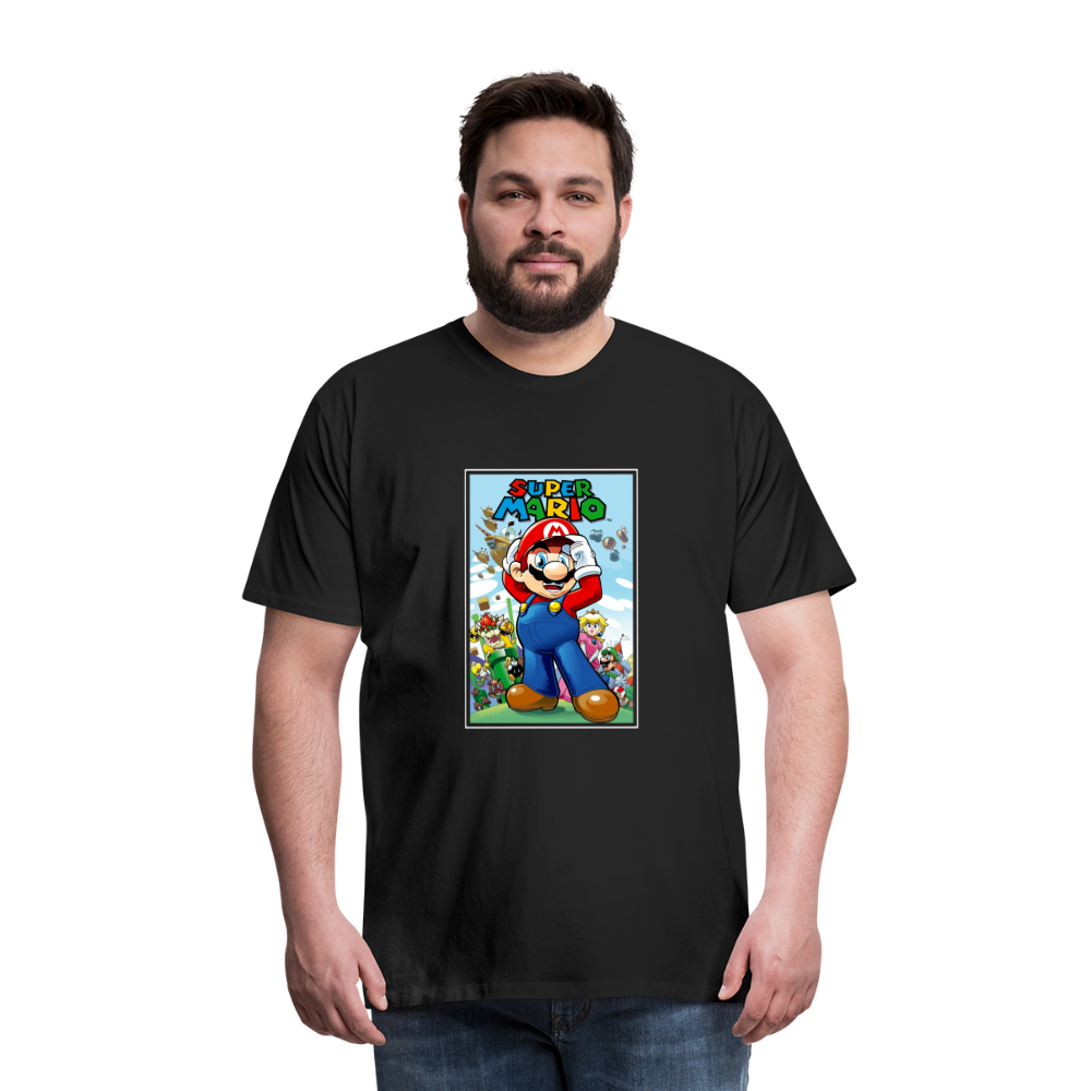 SUPER mario 6 Men's Premium T-Shirt - black