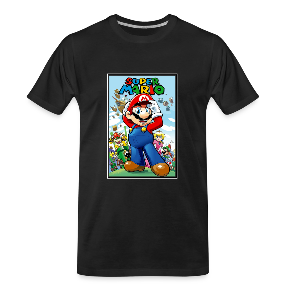 SUPER mario 6 Men's Premium T-Shirt - black