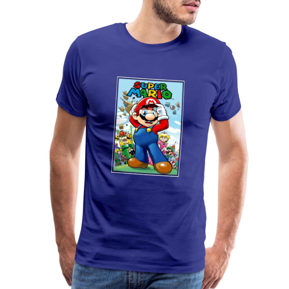 SUPER mario 6 Men's Premium T-Shirt - royal blue