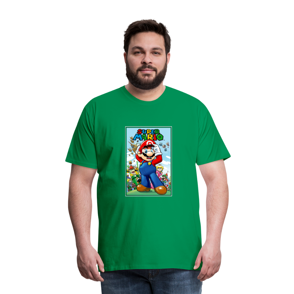 SUPER mario 6 Men's Premium T-Shirt - kelly green