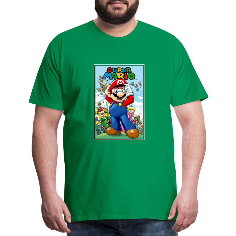 SUPER mario 6 Men's Premium T-Shirt - kelly green