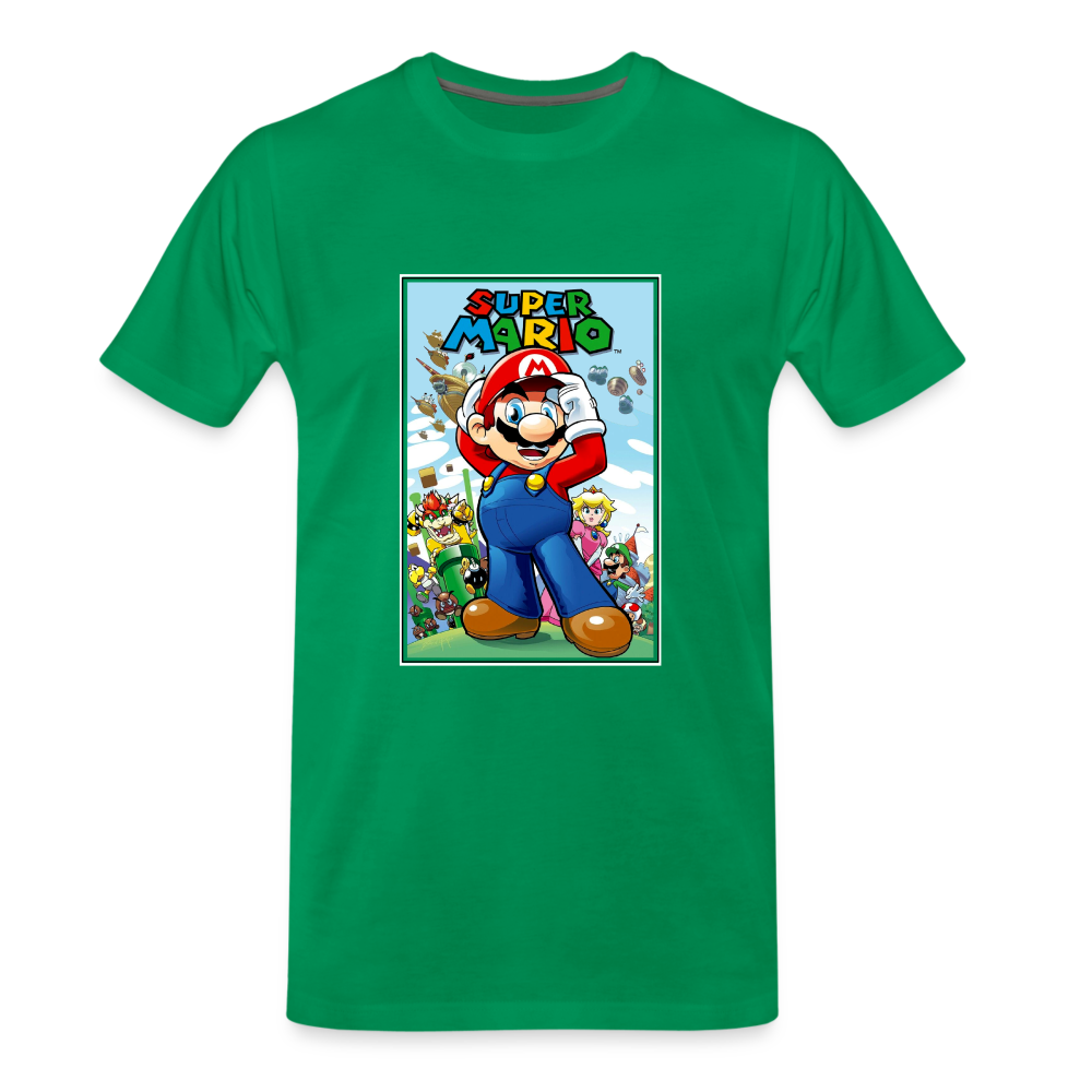 SUPER mario 6 Men's Premium T-Shirt - kelly green