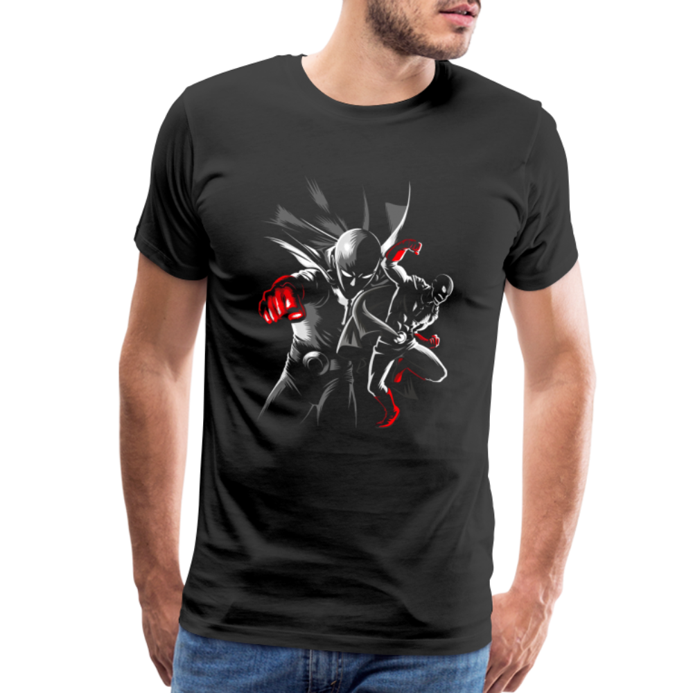 Saitama One Punch Man 1 Men's Premium T-Shirt - black