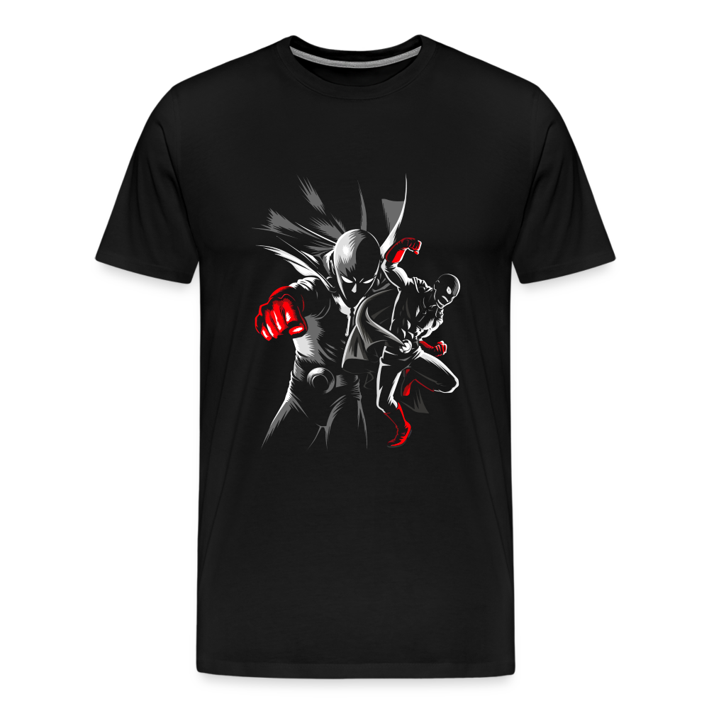 Saitama One Punch Man 1 Men's Premium T-Shirt - black