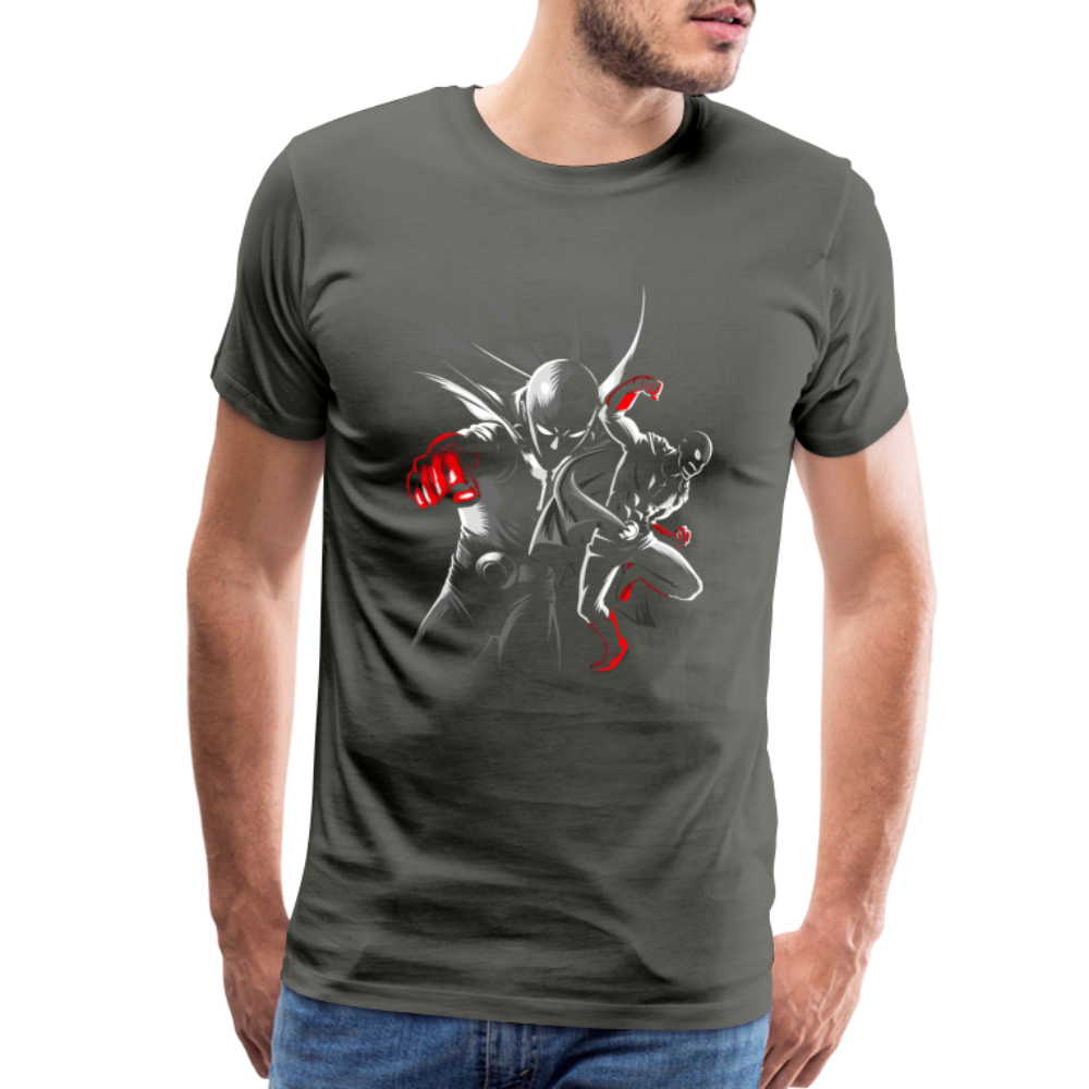 Saitama One Punch Man 1 Men's Premium T-Shirt - asphalt gray