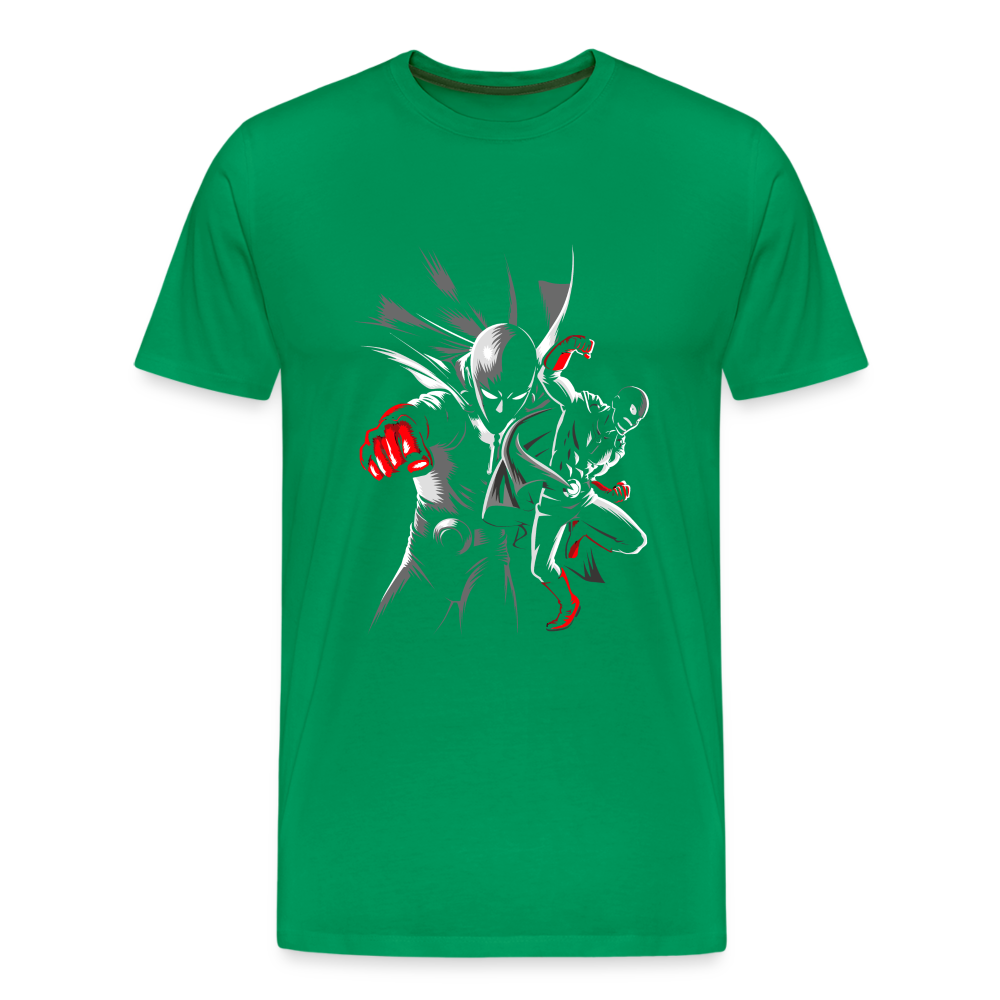 Saitama One Punch Man 1 Men's Premium T-Shirt - kelly green