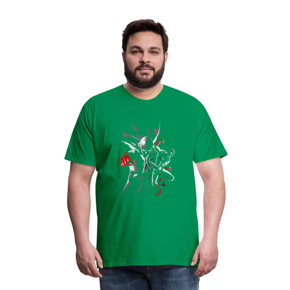 Saitama One Punch Man 1 Men's Premium T-Shirt - kelly green