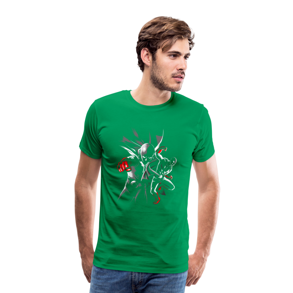 Saitama One Punch Man 1 Men's Premium T-Shirt - kelly green