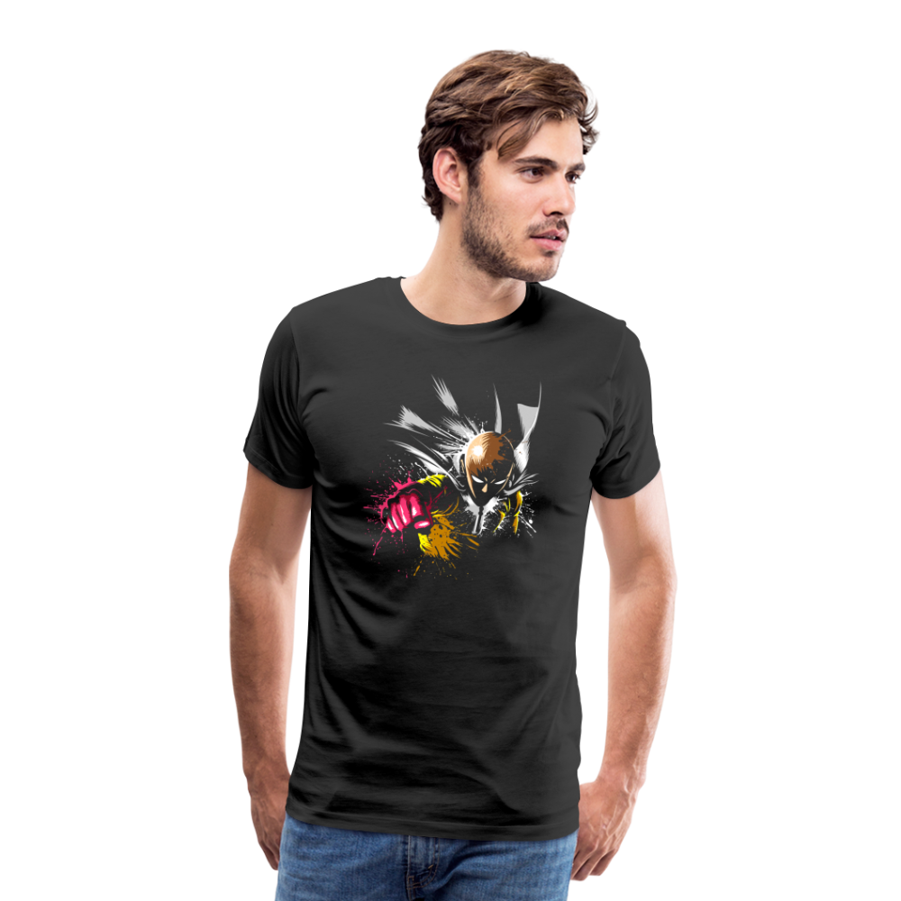Saitama One Punch Man 2 Men's Premium T-Shirt - black
