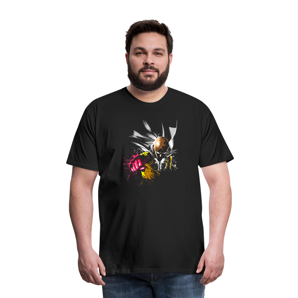 Saitama One Punch Man 2 Men's Premium T-Shirt - black