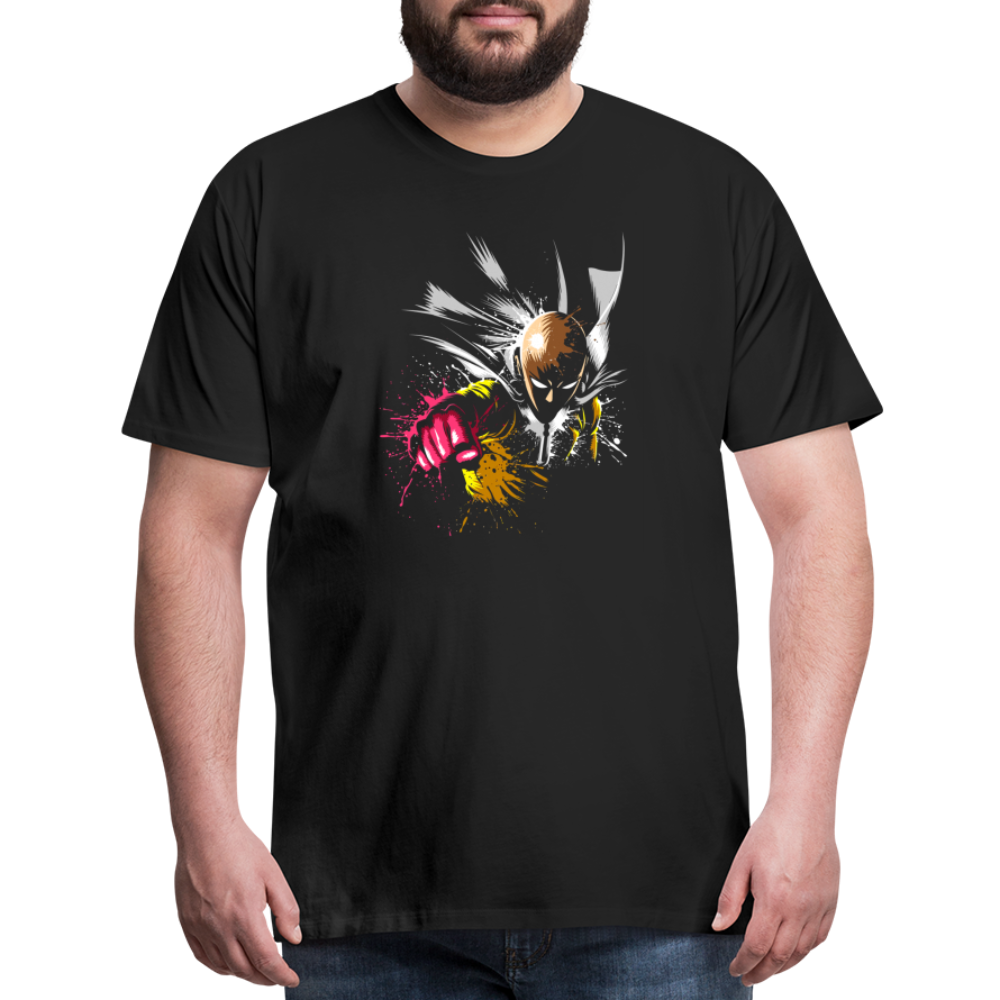 Saitama One Punch Man 2 Men's Premium T-Shirt - black