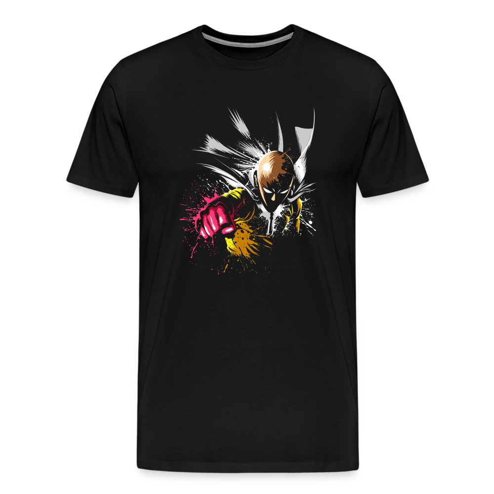 Saitama One Punch Man 2 Men's Premium T-Shirt - black