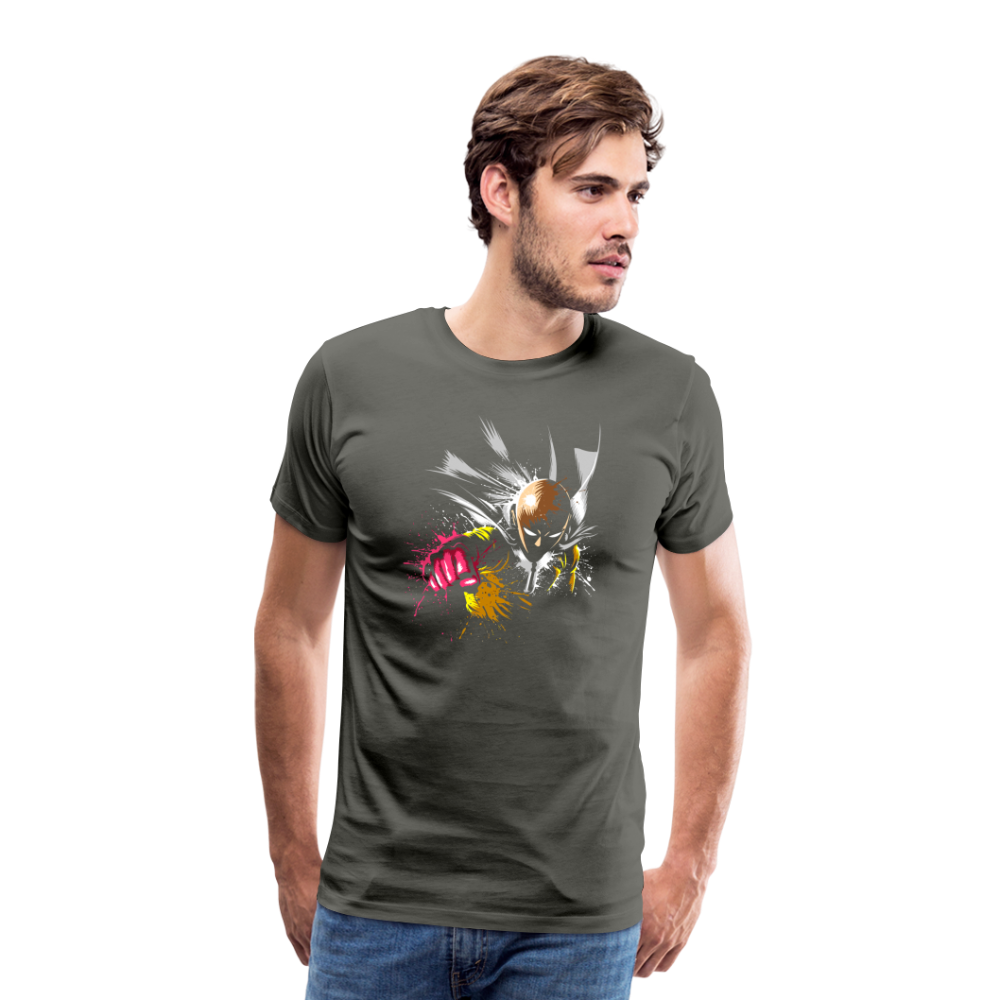 Saitama One Punch Man 2 Men's Premium T-Shirt - asphalt gray