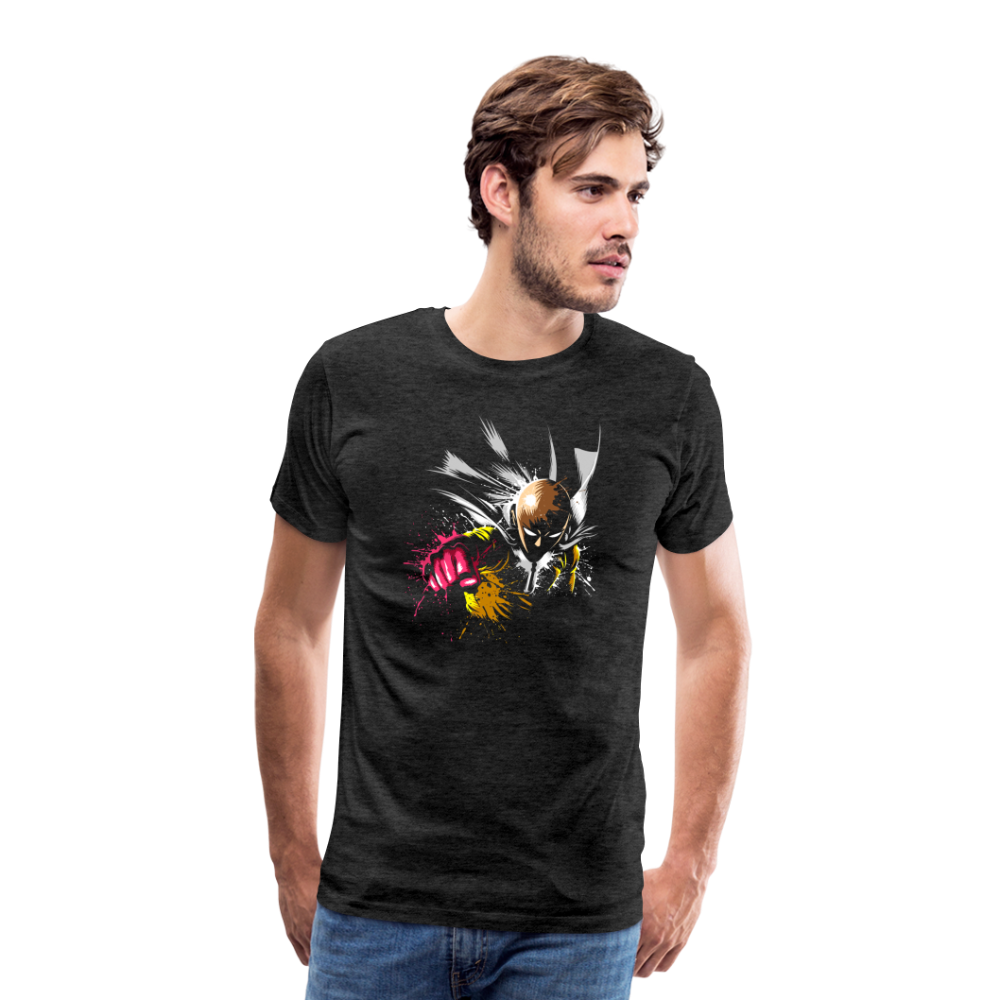 Saitama One Punch Man 2 Men's Premium T-Shirt - charcoal grey