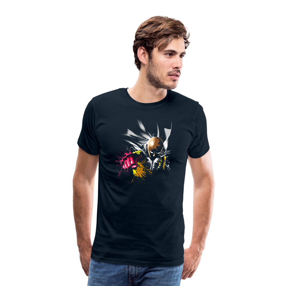 Saitama One Punch Man 2 Men's Premium T-Shirt - deep navy