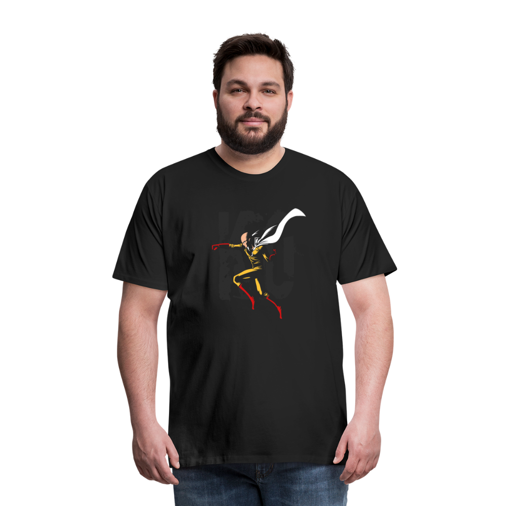 Saitama One Punch Man 3 Men's Premium T-Shirt - black