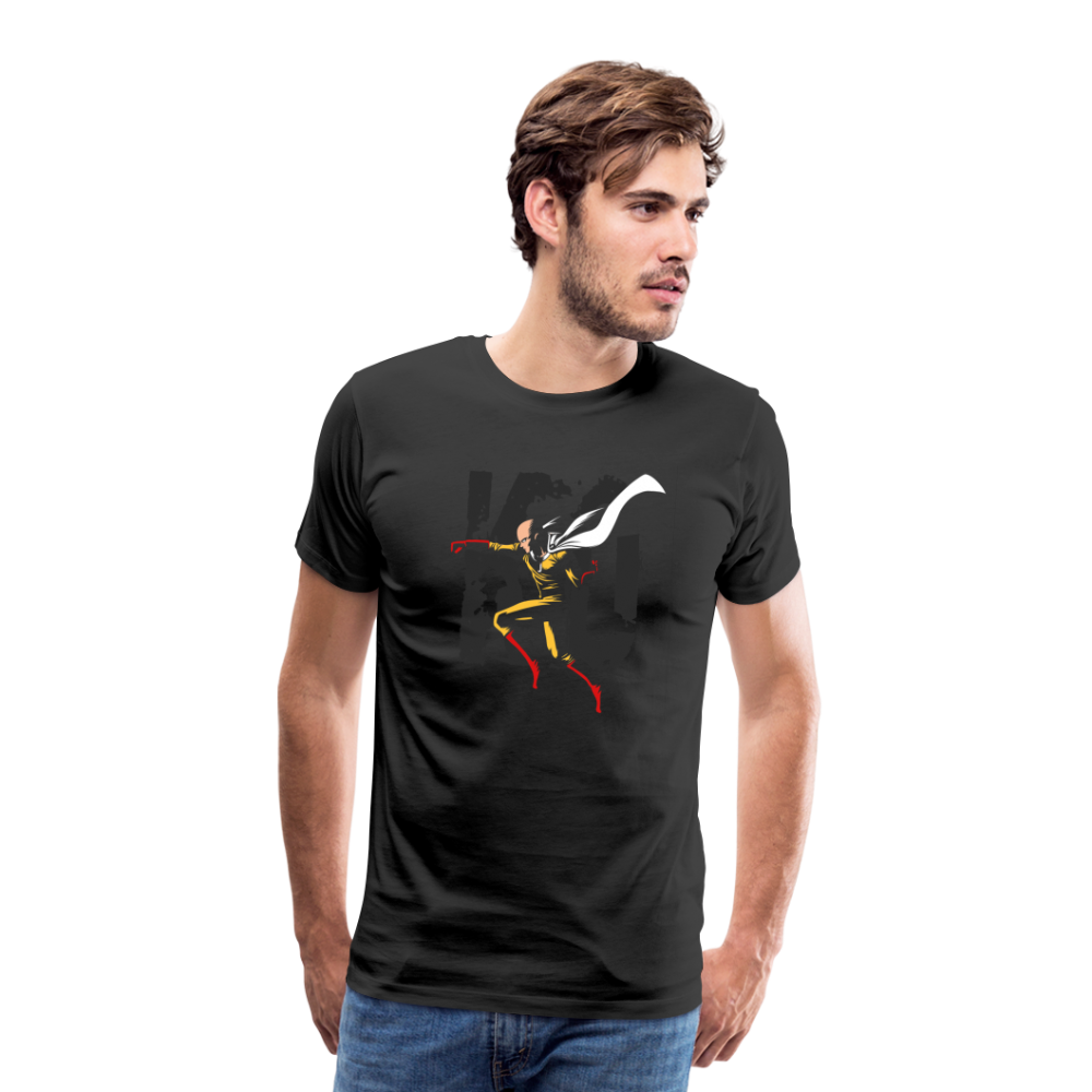 Saitama One Punch Man 3 Men's Premium T-Shirt - black