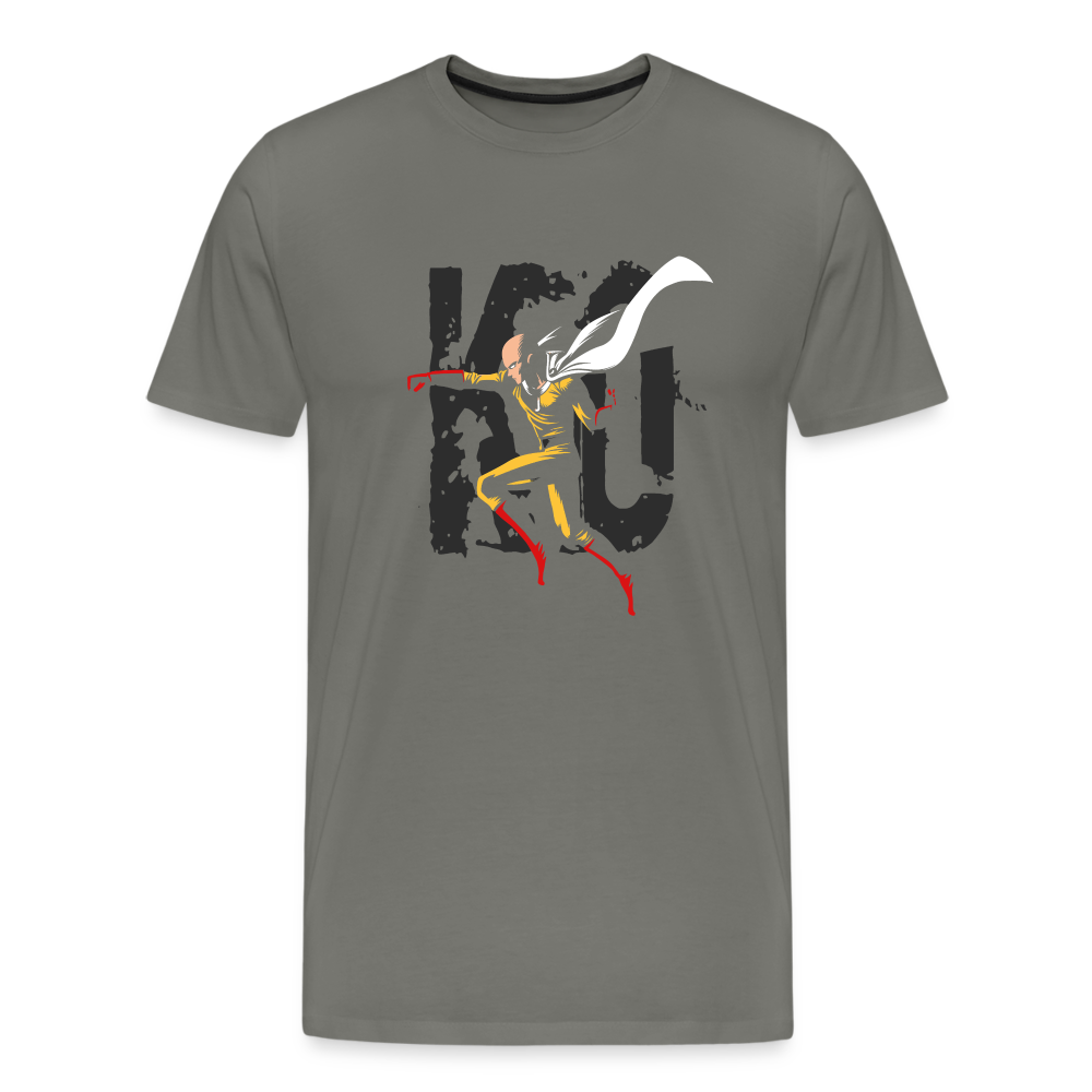 Saitama One Punch Man 3 Men's Premium T-Shirt - asphalt gray