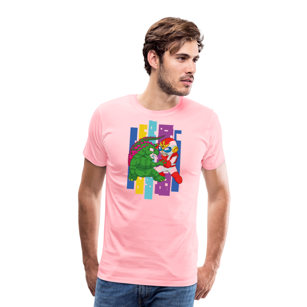 GODZILLA vs KING KONG 4 Men's Premium T-Shirt - pink