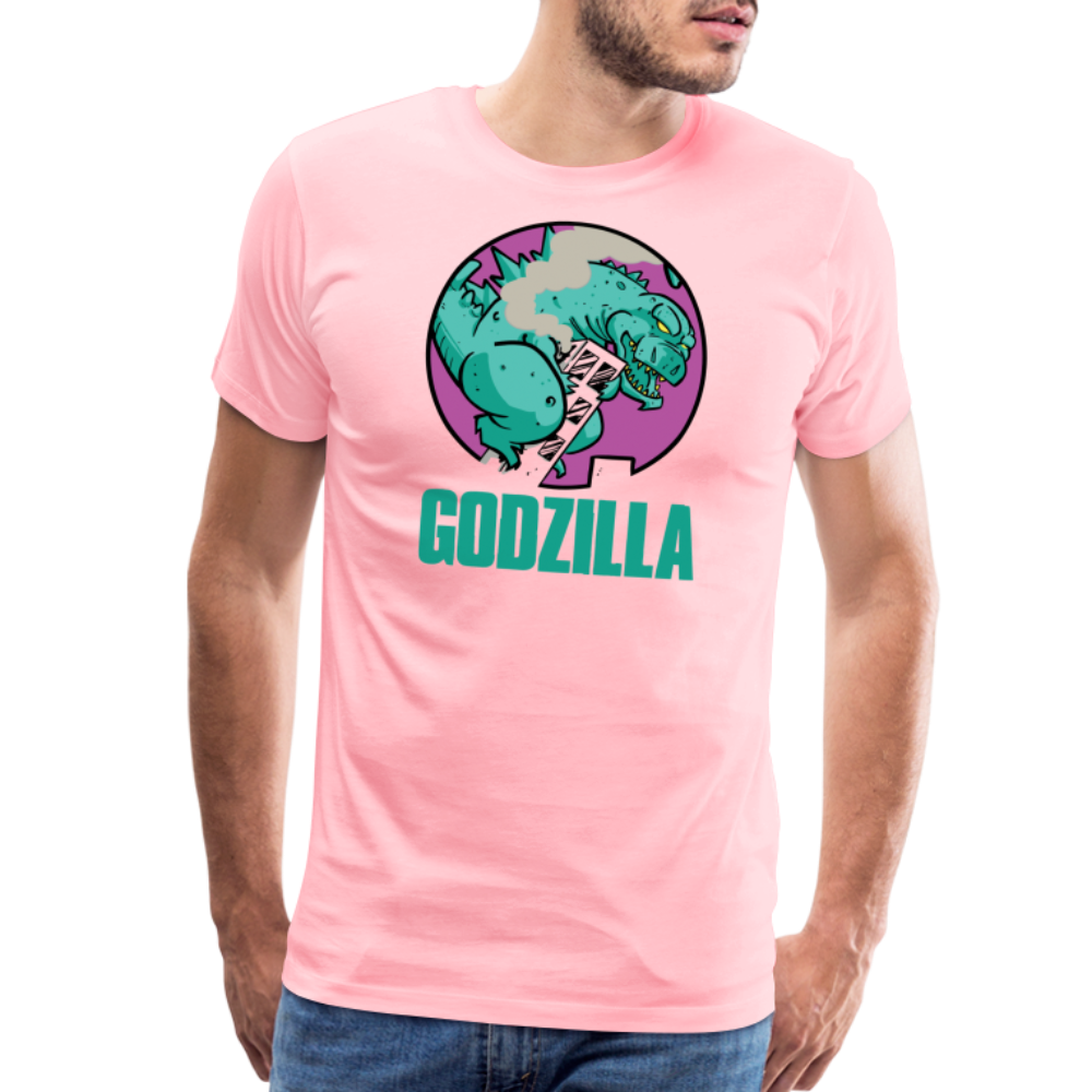 GODZILLA vs KING KONG 2 Men's Premium T-Shirt - pink