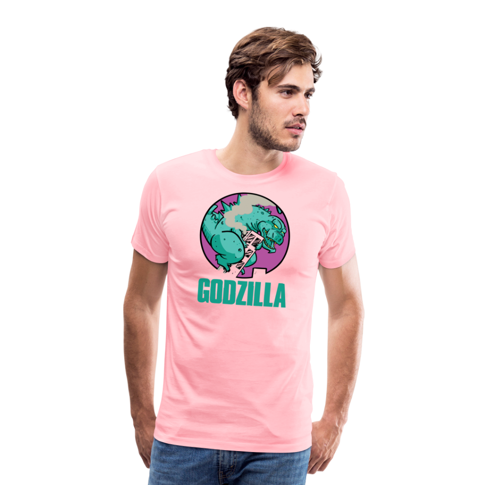 GODZILLA vs KING KONG 2 Men's Premium T-Shirt - pink