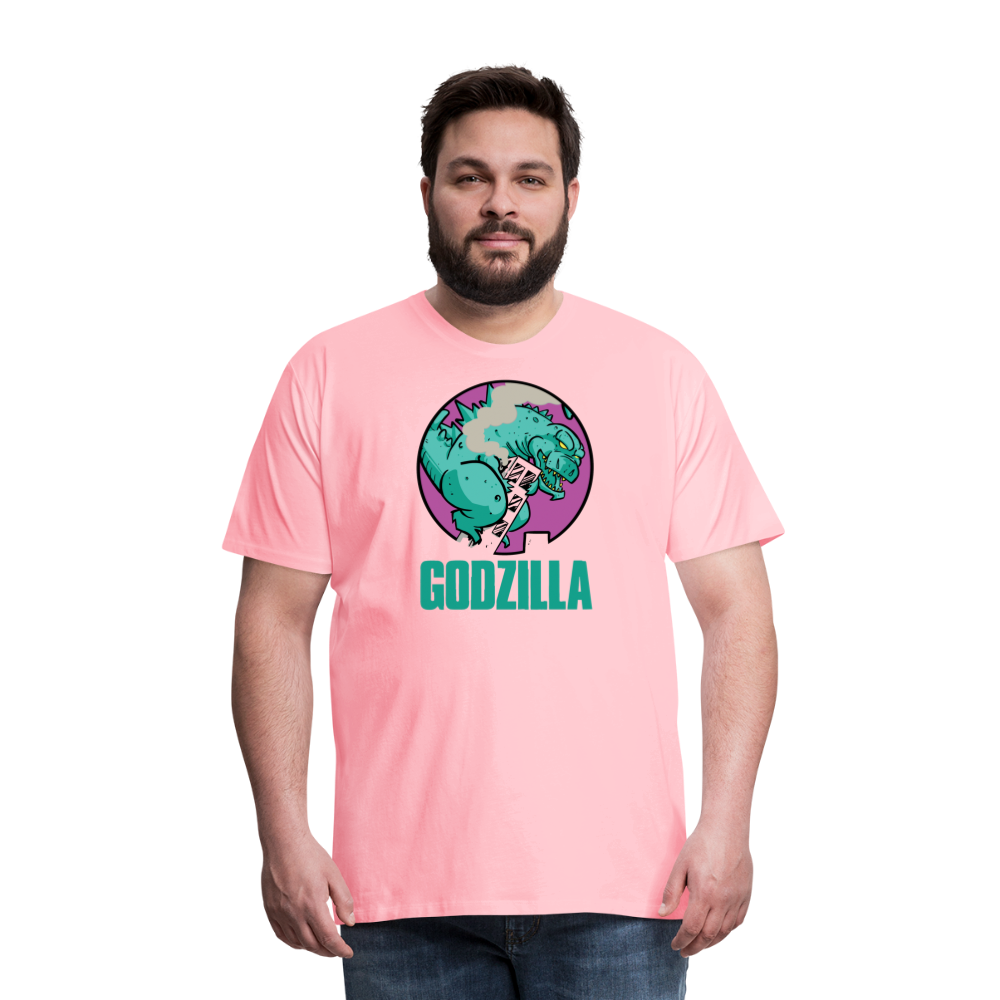 GODZILLA vs KING KONG 2 Men's Premium T-Shirt - pink