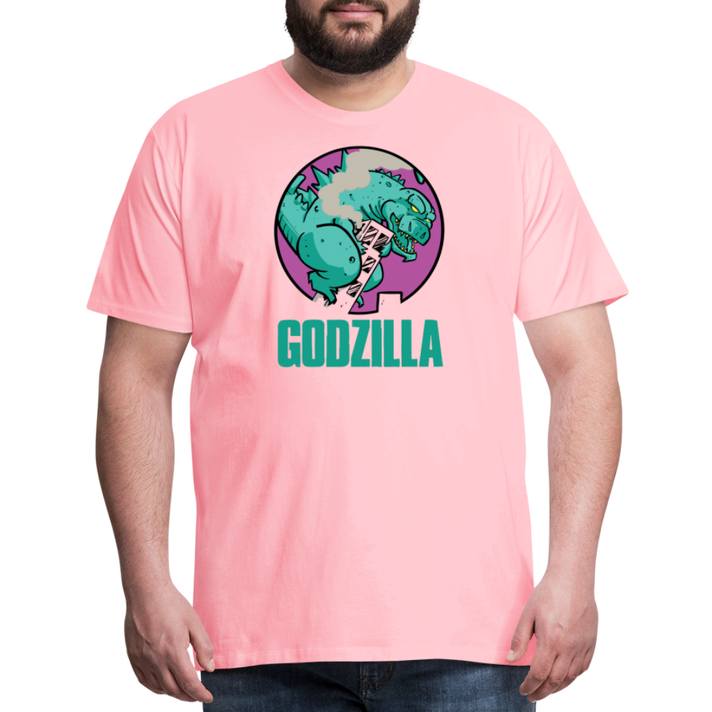 GODZILLA vs KING KONG 2 Men's Premium T-Shirt - pink