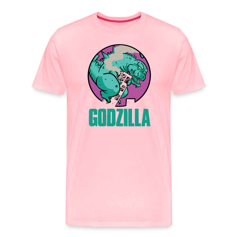 GODZILLA vs KING KONG 2 Men's Premium T-Shirt - pink