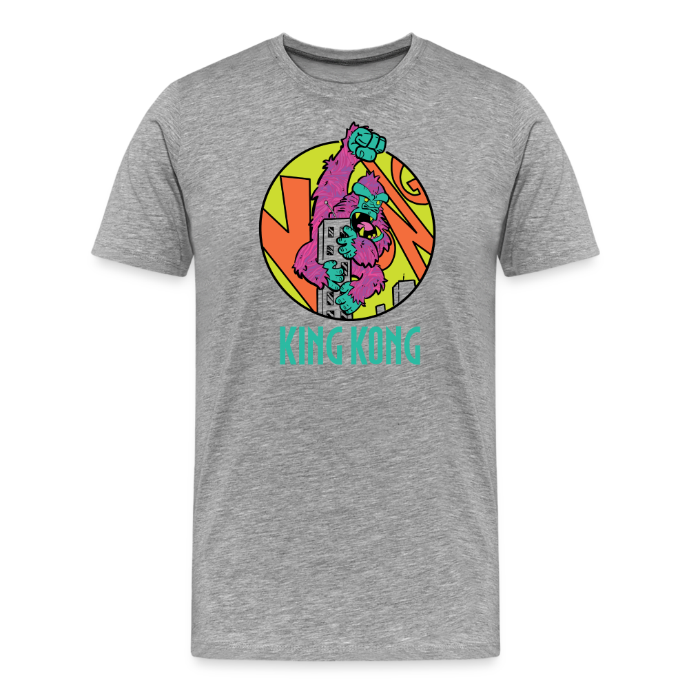 GODZILLA vs KING KONG 3 Men's Premium T-Shirt - heather gray