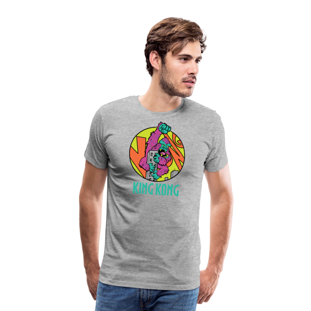 GODZILLA vs KING KONG 3 Men's Premium T-Shirt - heather gray
