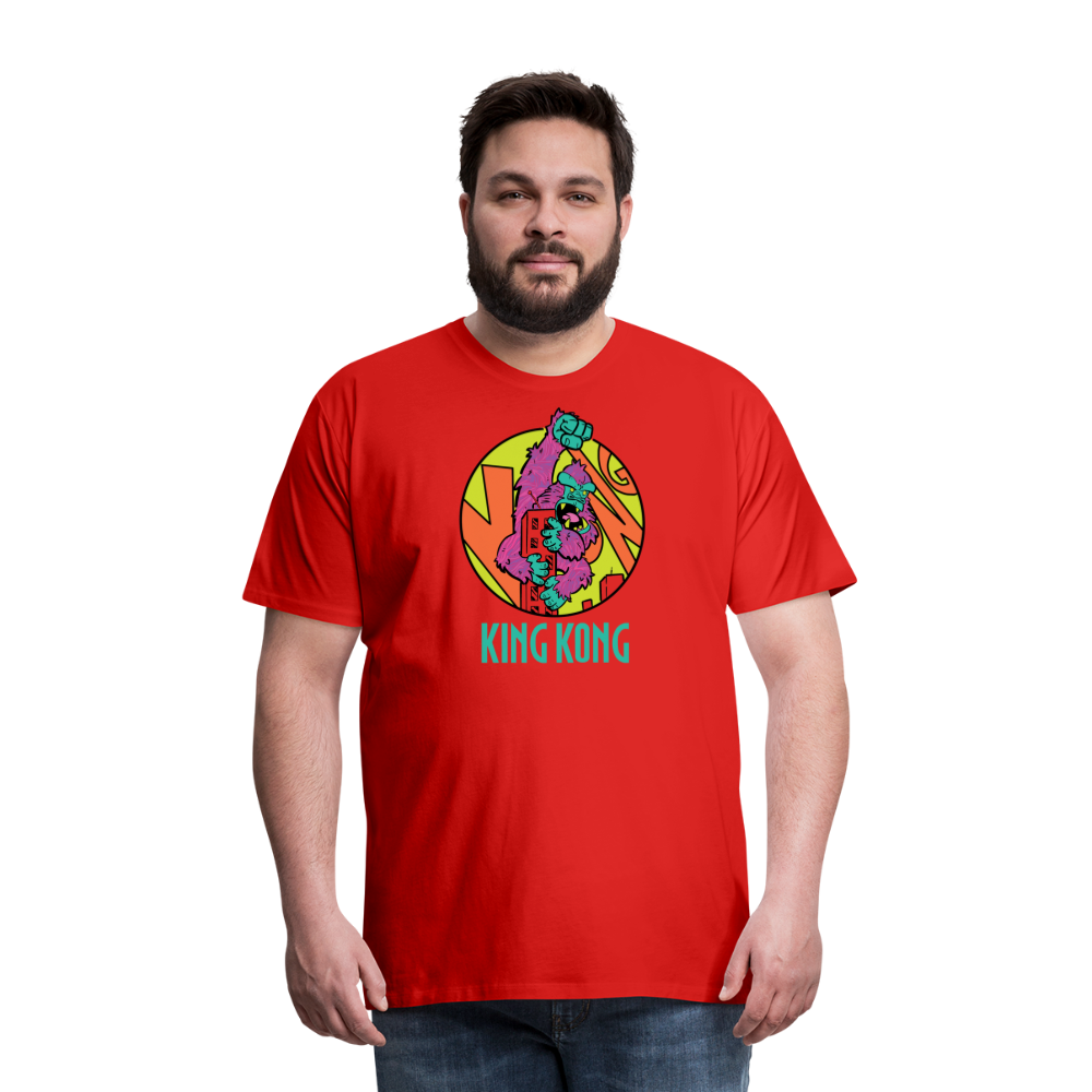 GODZILLA vs KING KONG 3 Men's Premium T-Shirt - red