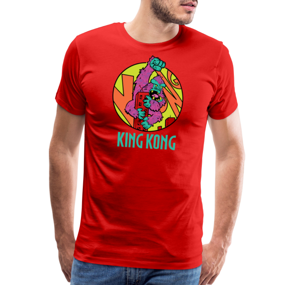 GODZILLA vs KING KONG 3 Men's Premium T-Shirt - red