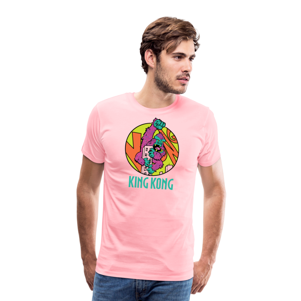 GODZILLA vs KING KONG 3 Men's Premium T-Shirt - pink