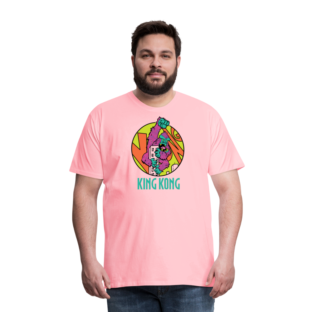 GODZILLA vs KING KONG 3 Men's Premium T-Shirt - pink
