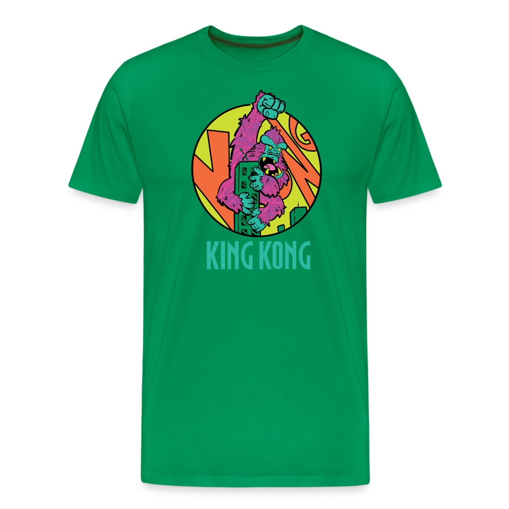 GODZILLA vs KING KONG 3 Men's Premium T-Shirt - kelly green